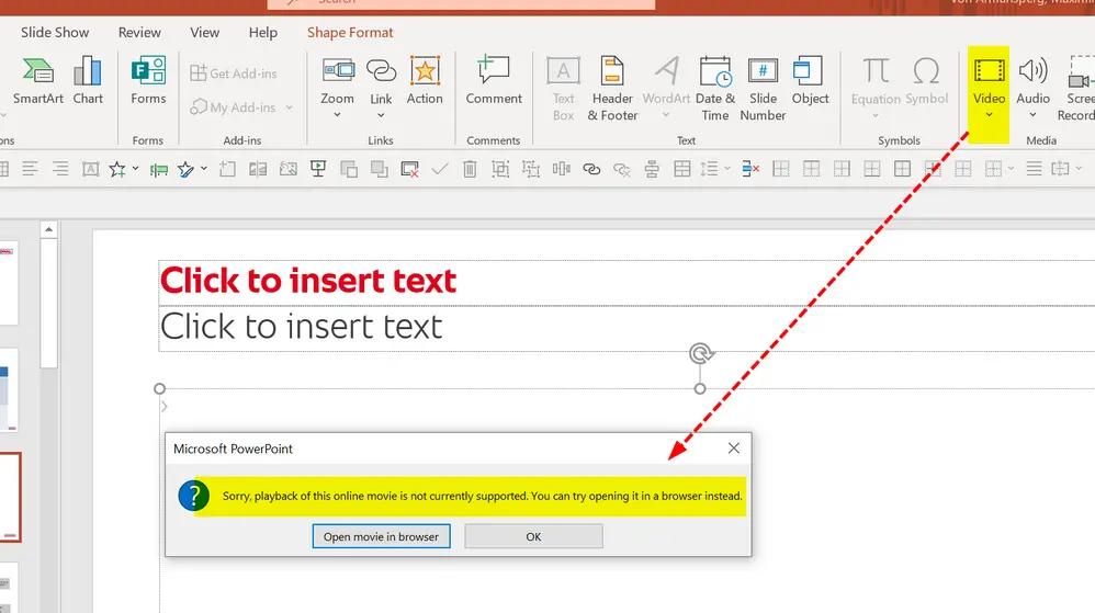 How to Embed a Video in Powerpoint? 29